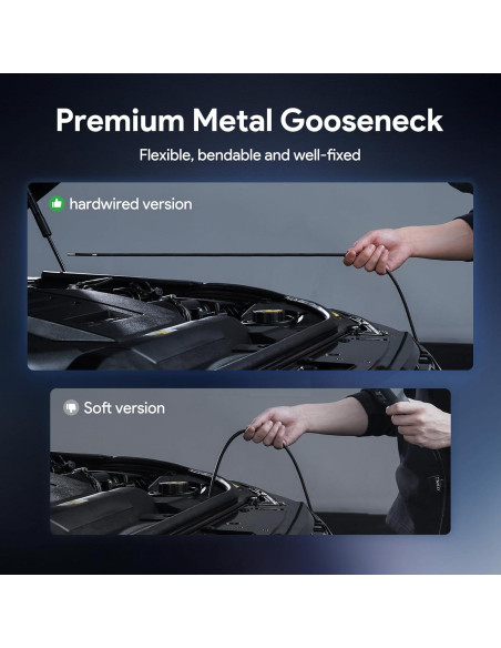 Cámara Borescopio Articulada DEPSTECH 5" con Luz LED