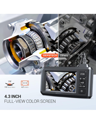 Endoscopio DEPSTECH DS300 5.5mm 1080P Pantalla 4.3"
