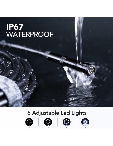 Endoscopio DEPSTECH DS300 5.5mm 1080P Pantalla 4.3"