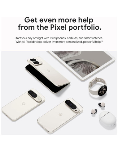 Google Pixel 9 - Smartphone 128GB Porcelana con IA y 12GB RAM