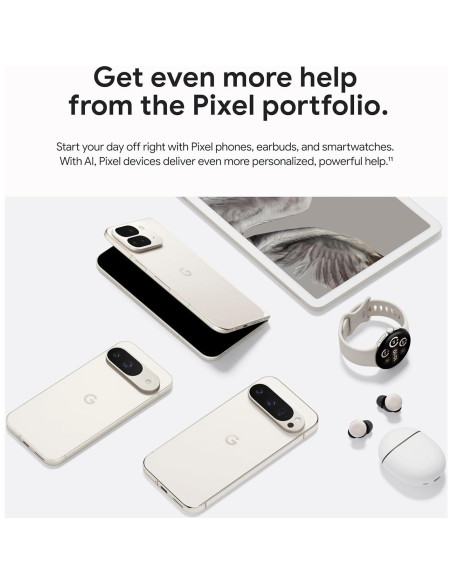 Google Pixel 9 - Smartphone 128GB Porcelana con IA y 12GB RAM