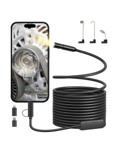 Cámara Endoscópica Twxfzl HD 1920P 5m IP67 para iOS/Android