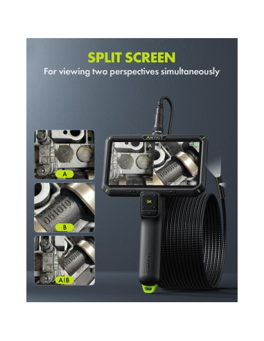Cámara Endoscópica Anykit 1080P Doble Lente 5,03 m