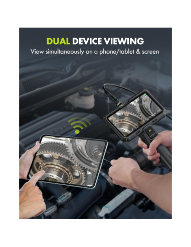 Cámara Endoscópica Anykit 1080P Doble Lente 5,03 m