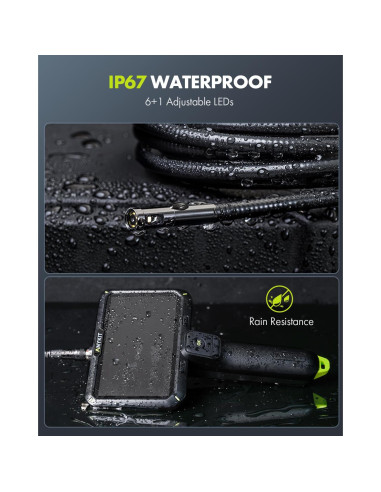 Cámara Endoscópica Anykit 1080P Doble Lente 5,03 m