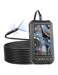 Cámara Endoscópica VEVOR 1080P con Pantalla de 5" y Luz