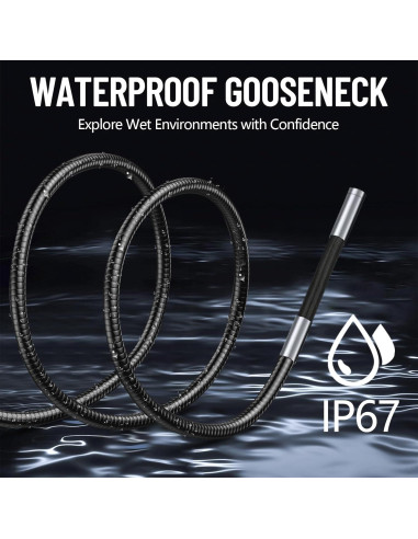 Cámara Borescopio Articulada Faazy 5" 1080P IP67 1.0m