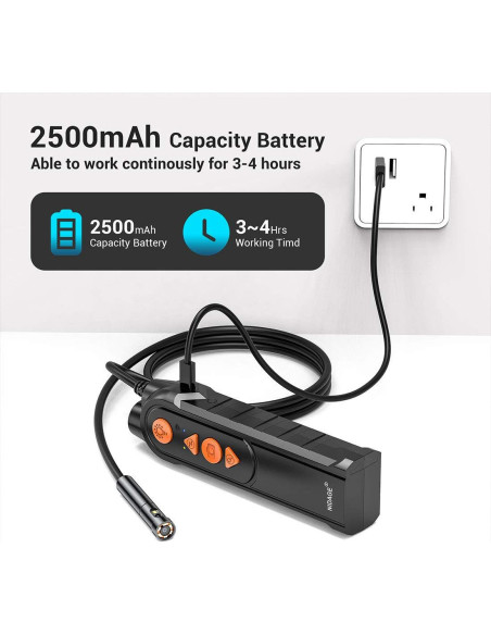 Cámara Endoscopio Inalámbrica NIDAGE 5mm 1080P Doble Lente