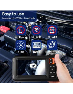 Endoscopio Jebousike 10m Doble Lente 1080P IP67 2