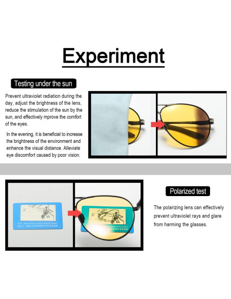Gafas de sol fotocromáticas YIMI polarizadas UV400