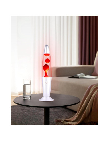 Lámpara de Magma Roja QQP 33.99 cm Decorativa para Niños