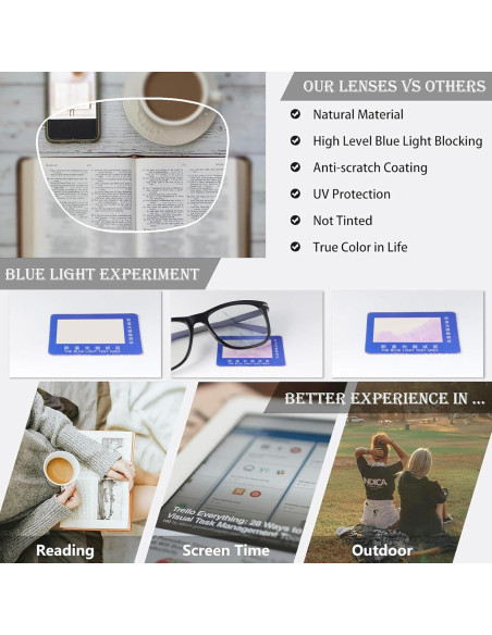 Gafas de sol fotocromáticas PEEPAI UV400 anti-luz azul