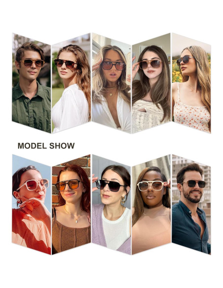 Gafas de sol retro SOJOS SJ2202 UV400 unisex