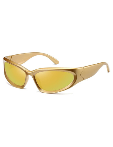 Gafas de Sol Polarizadas KIMORN Envolventes Amarillas