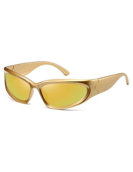 Gafas de Sol Polarizadas KIMORN Envolventes Amarillas