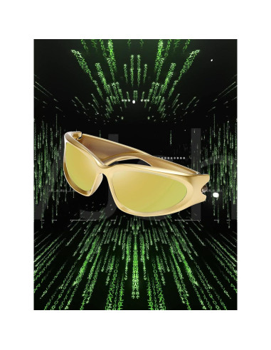 Gafas de Sol Polarizadas KIMORN Envolventes Amarillas