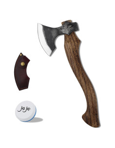 Hacha de Tallado JXE JXO El Crafter con Funda de Cuero