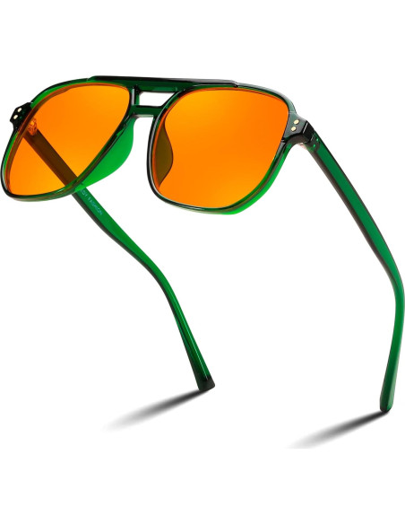 Gafas Anti Luz Azul FEISEDY G2835 Verde Transparente