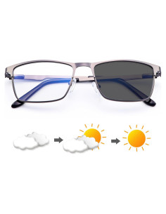 Gafas Anti Luz Azul YIMI para Hombres Fotocromáticas