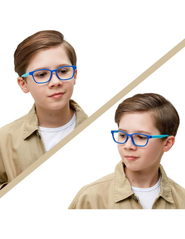 Gafas de luz azul Okany para niños 3 paquetes protección UV