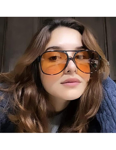 Gafas de sol polarizadas NIDOVIX retro 70s unisex 58mm