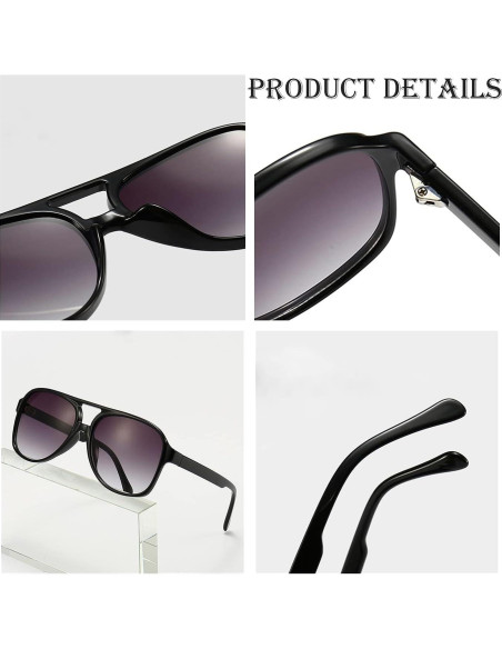 Gafas de sol polarizadas NIDOVIX retro 70s unisex 58mm