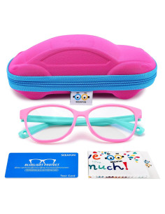 Gafas de luz azul SEEAFUN para niños 3-12 años UV400