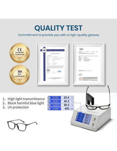 Gafas Cyxus bloqueo luz azul TR90 unisex anti-fatiga ocular