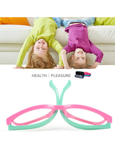 Gafas de luz azul SEEAFUN para niños 3-12 años UV400