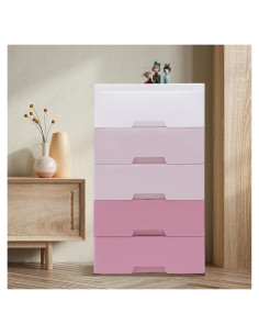 Torre de Almacenamiento Ringmaster 5 Cajones Rosa Gradiente