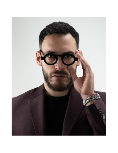 Gafas de lectura redondas FYTOO con bloqueo luz azul UV400