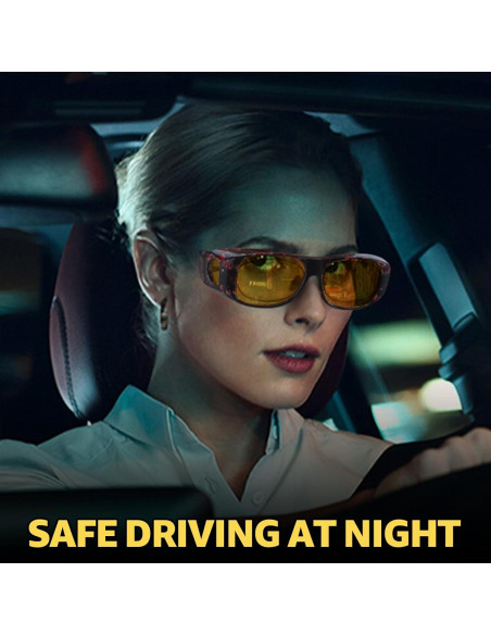 Gafas de Conducción Nocturna Myiaur Polarizadas Amarillas