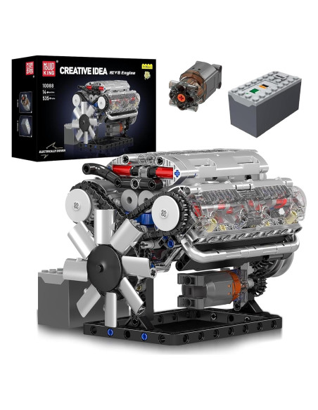 Set de Construcción Mould King V8 Motor 535 Piezas