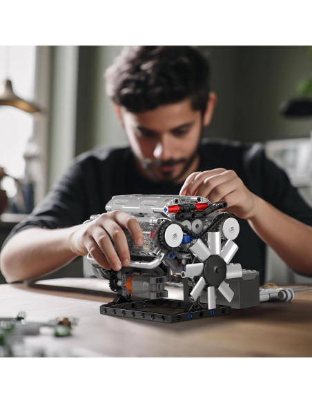 Set de Construcción Mould King V8 Motor 535 Piezas