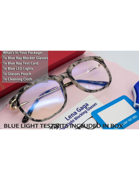 Gafas bloqueadoras de luz azul Lena Gaga para niños Marrón