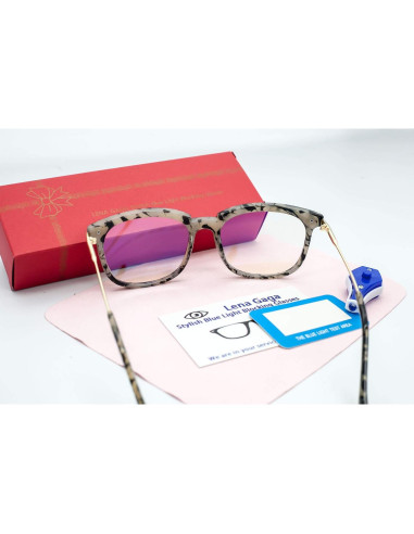 Gafas bloqueadoras de luz azul Lena Gaga para niños Marrón