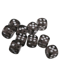 10 Dados D6 Acrílicos 16mm Yiotfandoll para RPG y Juegos