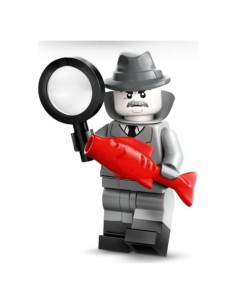 Minifigura LEGO Serie 25 - Detective de Cine Negro