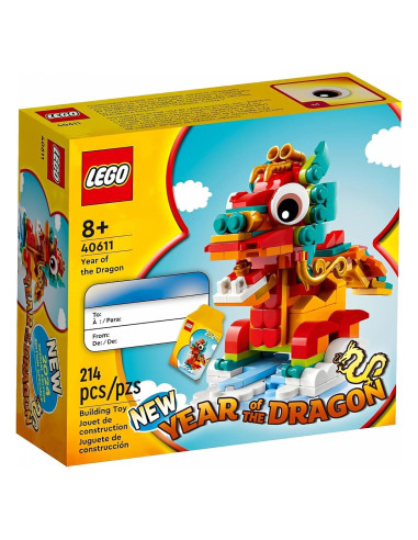 LEGO Año del Dragón 40611 - 214 Piezas para 8+