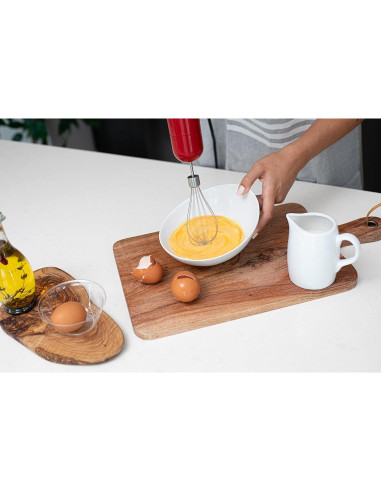 Batidora de Inmersión OVENTE HS565, 300W, 2 Velocidades, Rojo