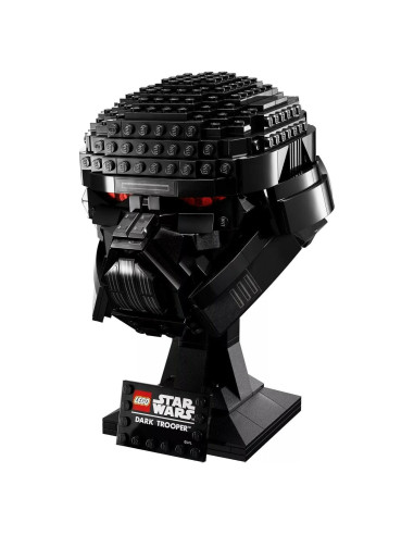 Lego Casco Dark Trooper 75343 con Soporte de Exhibición