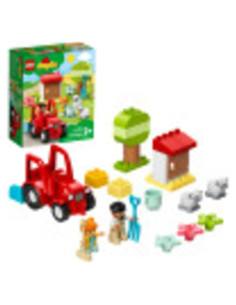 LEGO DUPLO Tractor de Granja 10950 con Ovejas y Figuras