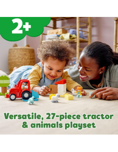 LEGO DUPLO Tractor de Granja 10950 con Ovejas y Figuras 2