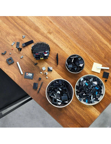 Lego Casco Dark Trooper 75343 con Soporte de Exhibición