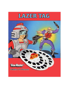 Set de 3 Ruedas ViewMaster Clásico Lazer Tag 21 Imágenes 3D