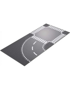 LEGO City Curva y Cruce 60237 Set de Construcción 2 Piezas 2