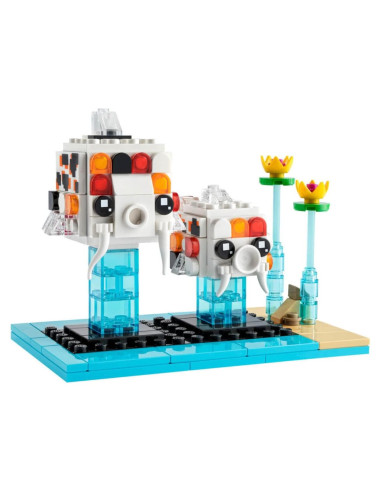 LEGO BrickHeadz Pez Koi 40545 - Set de Construcción 203 Piezas