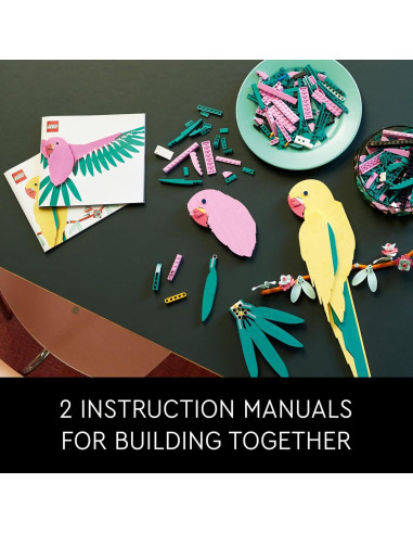 LEGO Art Guacamayos 31211 - Decoración de Pared para Adultos