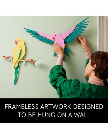 LEGO Art Guacamayos 31211 - Decoración de Pared para Adultos