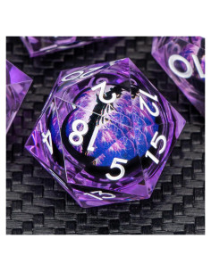 Conjunto de Dados DND KERWELLSI Ojo de Dragón 7 Piezas